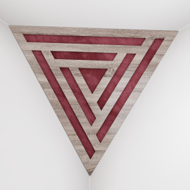 Corner Bass Trap «Triangle Sci-fi Fabric» Sonoma