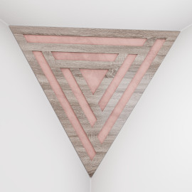 Corner Bass Trap «Triangle Sci-fi Fabric» Sonoma