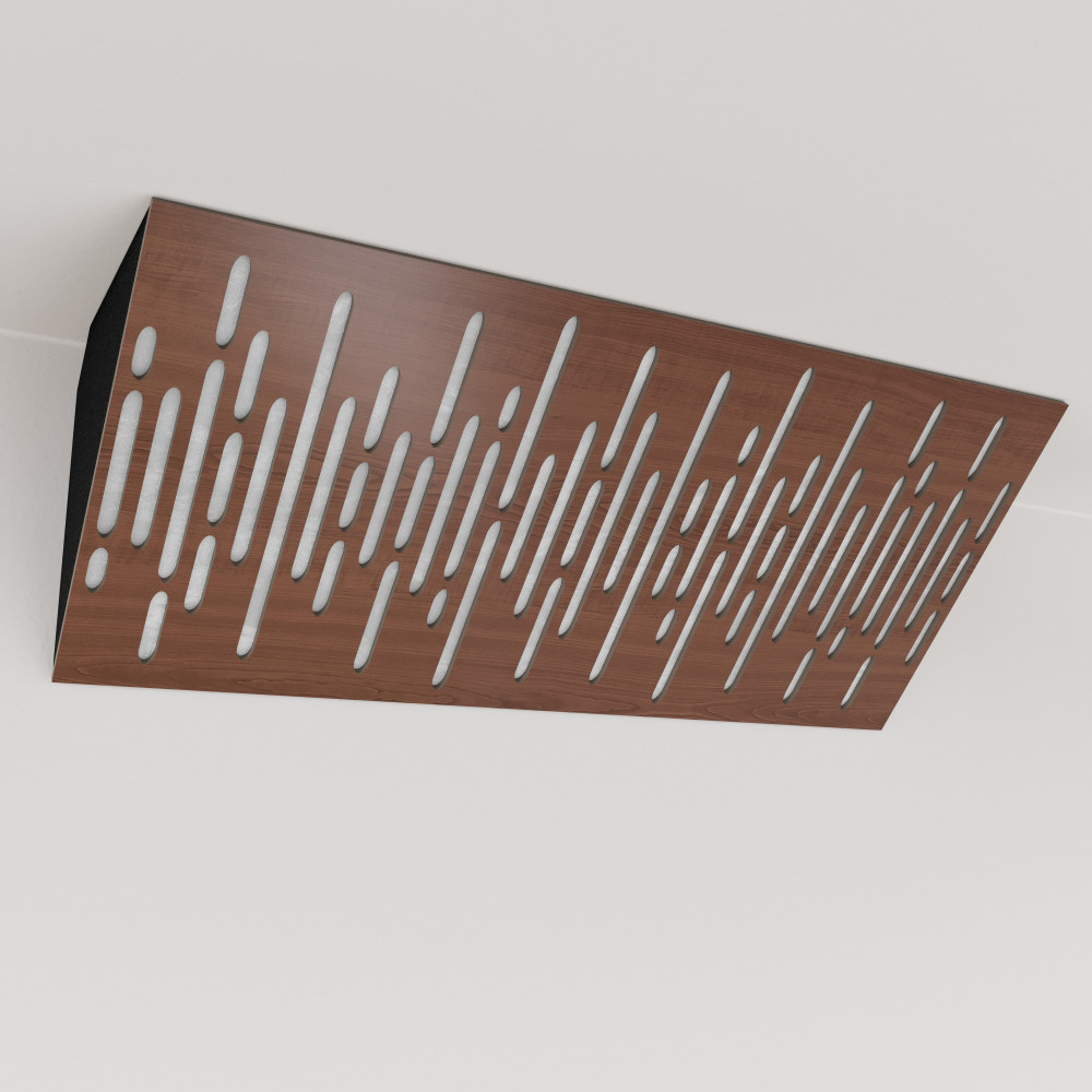 Bass Trap «Wave Mini Fabric Horizont» Nut