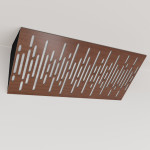 Bass Trap «Wave Mini Fabric Horizont» Nut