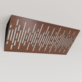 Bass Trap «Wave Mini Fabric Horizont» Nut