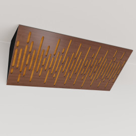 Bass Trap «Wave Mini Fabric Horizont» Nut