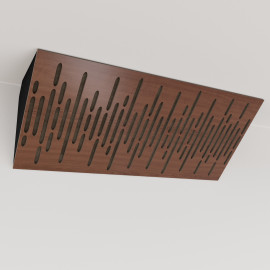 Bass Trap «Wave Mini Fabric Horizont» Nut