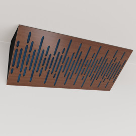 Bass Trap «Wave Mini Fabric Horizont» Nut