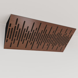 Bass Trap «Wave Mini Fabric Horizont» Nut