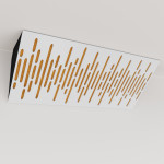 Bass Trap «Wave Mini Fabric Horizont» White