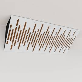 Bass Trap «Wave Mini Fabric Horizont» White