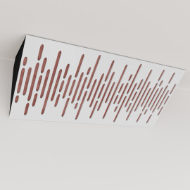 Bass Trap «Wave Mini Fabric Horizont» White