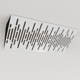 Bass Trap «Wave Mini Fabric Horizont» White Plastic