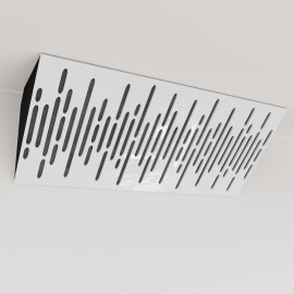 Bass Trap «Wave Mini Fabric Horizont» White Plastic