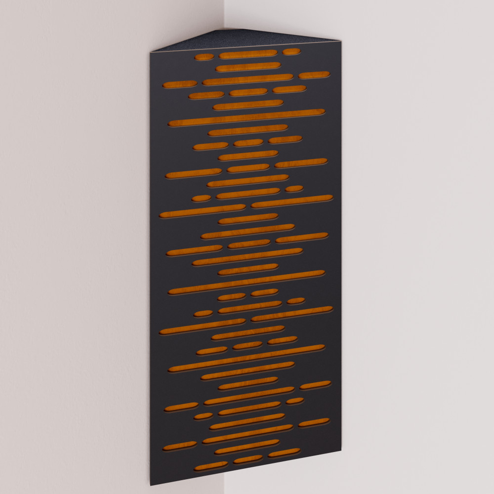 Bass Trap «Wave Mini Fabric Vertical» Black