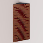 Bass Trap «Wave Mini Fabric Vertical» Nut