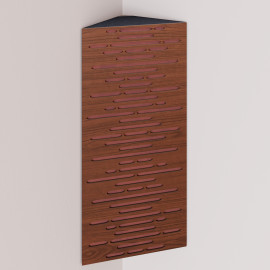 Bass Trap «Wave Mini Fabric Vertical» Nut