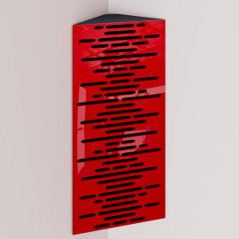 Bass Trap «Wave Mini Fabric Vertical» Red Plastic