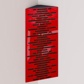Bass Trap «Wave Mini Fabric Vertical» Red Plastic