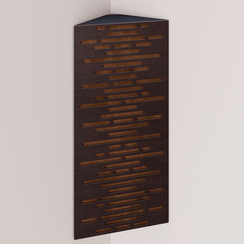 Bass Trap «Wave Mini Fabric Vertical» Wenge