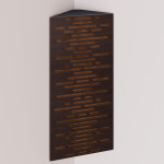 Bass Trap «Wave Mini Fabric Vertical» Wenge