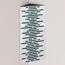 Bass Trap «Wave Mini Fabric Vertical» White Plastic