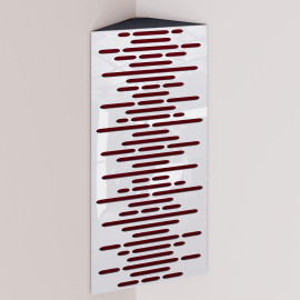 Bass Trap «Wave Mini Fabric Vertical» White Plastic