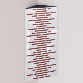 Bass Trap «Wave Mini Fabric Vertical» White Plastic