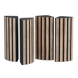 Corner Bass Trap "POLETRAP"