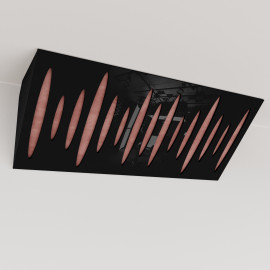 Bass Trap «Pulse Mini Fabric Horizontal» Black Plastic