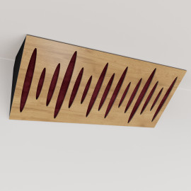 Bass Trap «Pulse Mini Fabric Horizontal» Oak