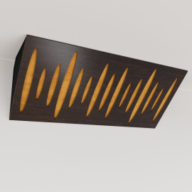 Bass Trap «Pulse Mini Fabric Horizontal» Wenge