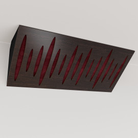 Bass Trap «Pulse Mini Fabric Horizontal» Wenge