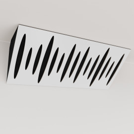 Bass Trap «Pulse Mini Fabric Horizontal» White