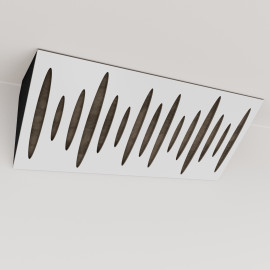 Bass Trap «Pulse Mini Fabric Horizontal» White