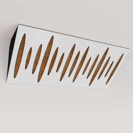 Bass Trap «Pulse Mini Fabric Horizontal» White