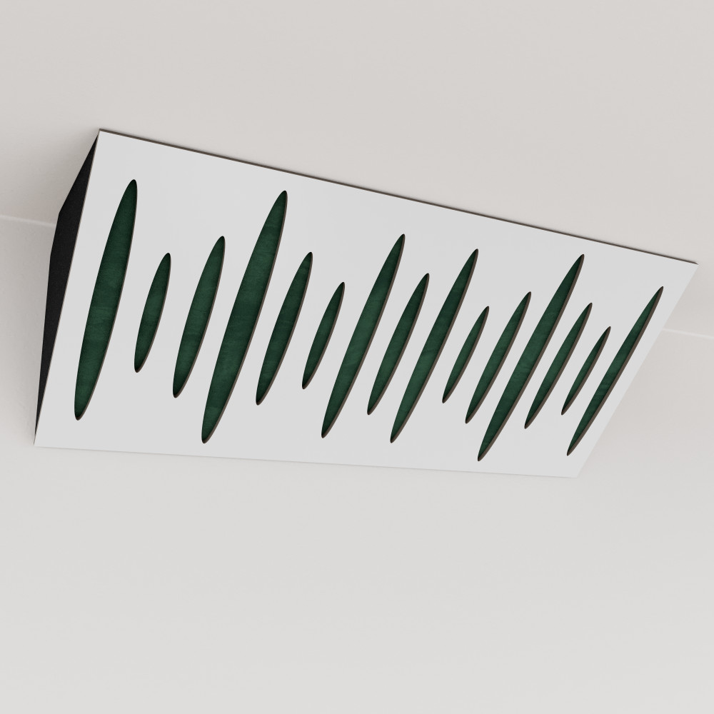 Bass Trap «Pulse Mini Fabric Horizontal» White