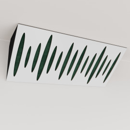 Bass Trap «Pulse Mini Fabric Horizontal» White