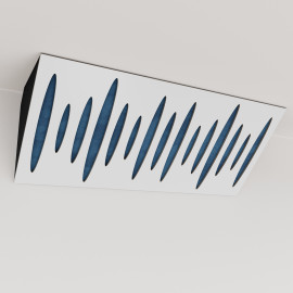 Bass Trap «Pulse Mini Fabric Horizontal» White