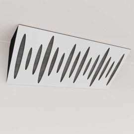 Bass Trap «Pulse Mini Fabric Horizontal» White