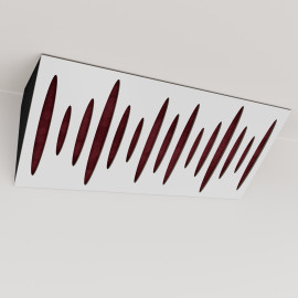 Bass Trap «Pulse Mini Fabric Horizontal» White