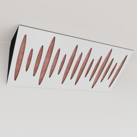 Bass Trap «Pulse Mini Fabric Horizontal» White