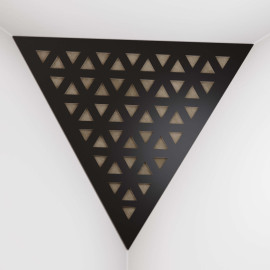 Corner Bass Trap «Triangle Tri Fabric» Black