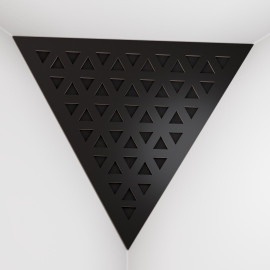 Corner Bass Trap «Triangle Tri Fabric» Black
