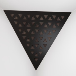 Corner Bass Trap «Triangle Tri Fabric» Black