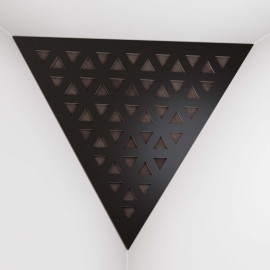 Corner Bass Trap «Triangle Tri Fabric» Black