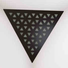 Corner Bass Trap «Triangle Tri Fabric» Black