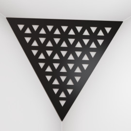 Corner Bass Trap «Triangle Tri Fabric» Black