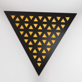 Corner Bass Trap «Triangle Tri Fabric» Black