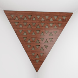 Corner Bass Trap «Triangle Tri Fabric» Nut