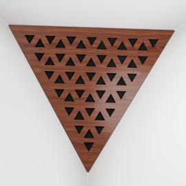 Corner Bass Trap «Triangle Tri Fabric» Nut