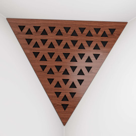 Corner Bass Trap «Triangle Tri Fabric» Nut