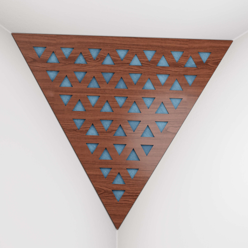 Corner Bass Trap «Triangle Tri Fabric» Nut