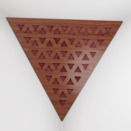 Corner Bass Trap «Triangle Tri Fabric» Nut